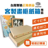 在飛比找蝦皮購物優惠-《紙箱阿爸》C5 畫框紙箱 客製化 台灣製造 油畫 紙箱 婚