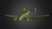 Yermolayev Yer-2 - Battle Planes of WWII - 1/200 Scale - wargame3d