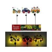 Alpine 36 in. Solaris Iron Welcome Mobile Outdoor Garden Stake - Assorted Color