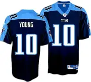 Vince Young Reebok NFL Navy Premier Tennessee Titans Authentic Medium 48 Jersey