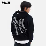 【MLB】大LOGO連帽上衣 帽T 紐約洋基隊(3AHDB0336-50BKS)