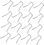 INOOMP Gardening Pruner Replacement Springs 20pcs v Shape Stainless Steel Springs Compact for Easy Storage