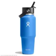 Hydro Flask 32oz Wide Mouth Flex Straw Travel Water Bottle Cascade