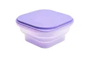 Marcus & Marcus Lilac Collapsible Snack Container Food Stroage Box Silicone