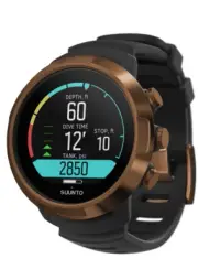 Suunto D5 Wrist Dive Computer Scuba Diving Watch w/USB Copper SS050569000