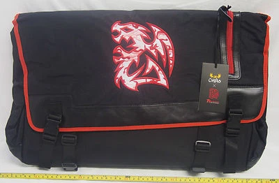 THERMALTAKE T+ ESPORTS CHAO MESSENGER BAG LAPTOP NOTEBOOK GAMING RED BLACK NEW!