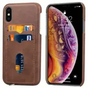 For iPhone 11 Pro Max XR XS 8 7 6 SE Case Leather Wallet Card Holder Hard Cover
