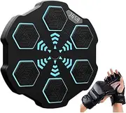 Wall Mounted Music Bluetooth Boxing Multi Musical Machine Target Boxing Machine Target Act Exercise Portable Smart Bluetooth Music Boxing Machine W/Gloves for Bedroom, Study, Gym (Color : C)