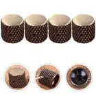 4 Pcs High Grade Guitar Brass Potentiometer Tone Volume Knob Replacement Bass