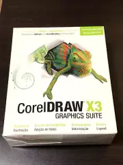 Vintage Corel Draw X3 Graphics Suite 4 CD-ROM NEW w/Portuguese & Spanish Manual