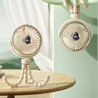 - Baby Stroller Fan Adjustable Degree Rechargebale Quiet Fan for Home Room (Whit