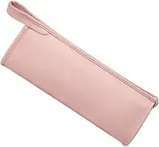 HAKIDZEL Hair Dryer Bag Compact and Fashionable Storage Case for Hair Dryer Curling Iron Travel Bag Flat Zipper Pink