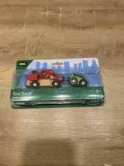 BRIO World Tow Truck & Car Wooden Toy Train Accessory 33528~ NEW