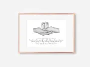 A4 Godparent Proposal, Will you be my Godparents? New Baby, Gift for Godparents