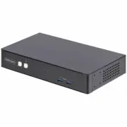 Startech P2DD46A22-KVM-SWITCH 2-PORT DUAL-MONITOR DISPLAYPORT KVM SWITCH, RS232