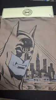 Batman Drawstring Backpack "Back Sack" PROTOTYPE salesman sample, NOT PRODUCED!