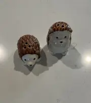 Cracker Barrel Hedgehog Salt And Pepper Shakers , Autumn , Holiday , Mini