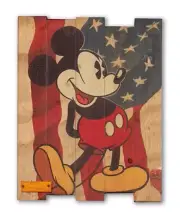 Disney Fine Art Trevor Carlton Signed Ltd Ed Print of 95 Red White and Blue VC