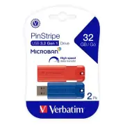 Verbatim PinStripe 32GB USB 3.0 Flash Drive 70056