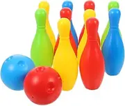 VANZACK Educational Boys and Girls Bowling Game Plastic Bowling Set Mini Toy for Boys and Girls Hand-Eye Coordination Toy