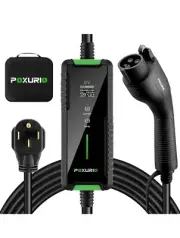 Level 2 EV Charger, 240V 32Amp,NEMA 14-50 Plug, 25ft Extension POXURIO
