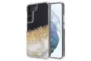 Case-Mate Karat Marble Case (Suits Samsung Galaxy S22) - Clear / White