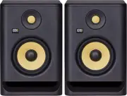 Professional 5" Bi-Amp Studio Monitor Pair with DSP EQ - Perfect for Studios