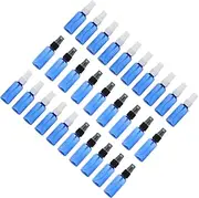 HAKIDZEL 30Pcs Refillable Pet Travel Bottles Assorted Color Toiletry Spray Containers for Cosmetics Perfume and Travel Essentials