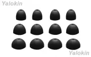 12pcs (N-B-RND) S/M/L Comfort Round Replacement Eartips for Klipsch Earphones