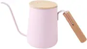 Pour Over Coffee Kettle,Gooseneck Coffee Kettle,Portable with Handle,Tea Kettle,Hand Drip Coffee Pot for Home,Cafe,Restaurant, 350ml Pink