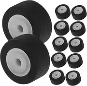 BUTIFULSIC 12pcs Pinch Roller for Audio Pulley Recorder Machine Pinch Roller Cassette Bearing Wheel Alto Sax Pad Saver Casettes Tape Pinch Roller Magnetic Tape Repair Plate Rubber