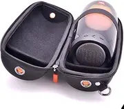 Portable Carrying Case Hard Shell Travel Storage Case with Adjustable Shoulder Strap Replacement for Pulse 4 Bluetooth Speaker Black