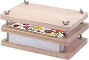 manhegari Book Binding Press - Wood Book Binder Kit - Bookbinding Machine Handmade for Students, Teachers Or Handicraft Enthusiasts