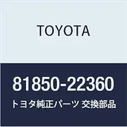 Toyota Genuine Parts Indicator Lamp ASSY Part Number 81850-22360