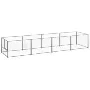 Dog Kennel 4m² Steel Large Outdoor Pet Cage Fence Run Play Pen House Enclosure