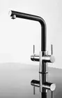 Insinkerator 3003LB Multitap 3n1 L-Shape Boiling Water Tap - Black/Chrome