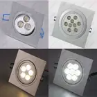 Dimmable/N LED Ceiling Light Fixture Square Indoor Lamp Bulb Recessed Store Bar