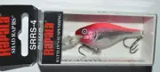rapala shad rap rs srrs-4 srrs04 pcl 1.5" 3/16oz crankbait 5'-11' pink clown