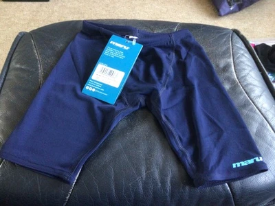 Maru Boys V Cut Jammer 22" eg 4/5 Years Solid Navy Pacer BNWT