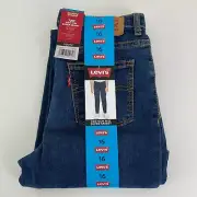 Levis Girl Size 16 Jeans 720 High Rise Super Skinny Blue Stretch Youth Inseam 28