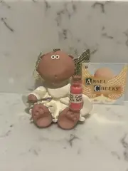 Angel Cheeks by Russ Berrie Get Well Kirk's Kritters 2001 Angel W/ Med Bottle