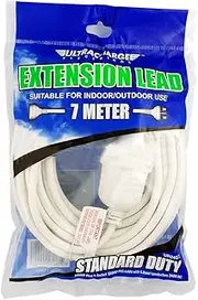 Ultracharge 240V 10Amp Extension Lead, 7 Meter Length