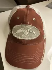 Duck Commander Hat OSFM Snapback Brown White Mesh Back NWT