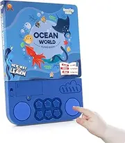 Rayouth Interactive Children's Sound Book, Realistic Sea Animals Audio Developmental Book, Learning Educational Sensory Musical Toys for Toddlers 1-3, Birthday Gifts for Boys & Girls (Ocean-Themed)
