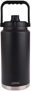 [Oasis] Stainless Steel Double Wall Insulated Jug W/Carry Handle 3.8L - Black