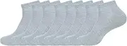 [AJ DEZINES] Ankle Low Cut Socks for Women Pack of 4 Pairs (Ankle Socks W,P4-$P), 4 Grey, 6-9