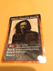 KINFOLK - ENVIRONMENTAL ACTIVIST : RAGE LIMITED CCG Ally card; White Wolf TCG