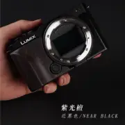 Handmade Wood Camera Hand Grip Handle Non-slip Sticker For Panasonic Lumix S9