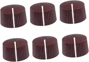 Kisangel 6Pcs Electric Guitar Knobs Durable Plastic Volume Control Knobs with Wrench Ergonomic Design for Easy Installation Suitable for Guitar Amplifiers and Effects