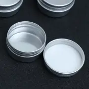 20 Pcs Metal Storage Jars Empty Tins Aluminum Box Cream Pot Cosmetic